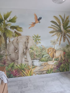 Photo de galerie - Pose papier peint