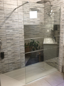 Photo de galerie - Paroi de douche a l'italienne 