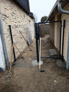 Photo de galerie - Pose de clôture portail......
