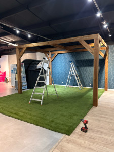 Photo de galerie - Création d’une pergola sur mesure 