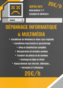 Photo de galerie - Prestations informatique et multimédia