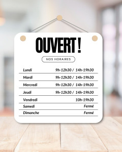 Photo de galerie - Horaire d' ouverture