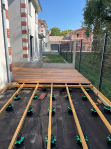 Photo de galerie - Terrasse en bois exotique essence Muiracataria