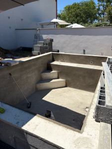 Photo de galerie - Piscine maçonnée 