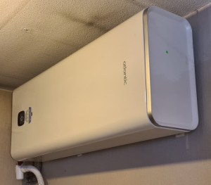 Photo de galerie - Fourniture et pose chauffe eau ATLANTIC plat Linéo 80L horizontal