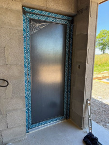 Photo de galerie - Pose d'une porte PVC 