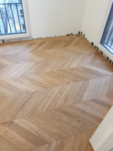 Photo de galerie - Pose parquet collés 