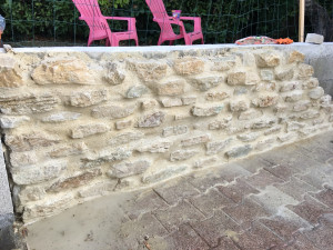Photo de galerie - Création mur en pierre 