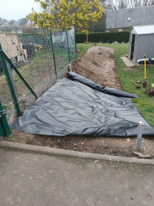 Photo de galerie - Installation de bâche 