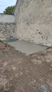 Photo de galerie - Coulage de la dalle