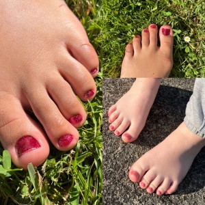 Photo de galerie - Vernis semi permanent aux pieds