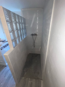 Photo de galerie - Douche italienne complet avec le carrelage 