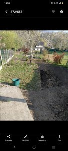 Photo de galerie - Reprise du niveau du jardin 
