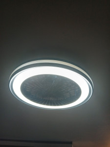 Photo de galerie - Pose luminaire ventilateur 