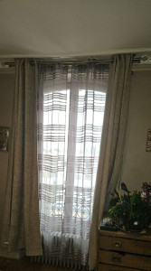 Photo de galerie - Montage tringles avec rideaux 