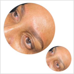 Photo de galerie - Restructuration sans épilation + Coloration Hybride + Browlift