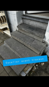 Photo de galerie - Escalier avant travaux 