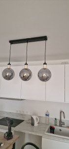 Photo de galerie - Pose luminaires cuisine