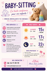 Photo de galerie - Affiche pour plus d’infos 