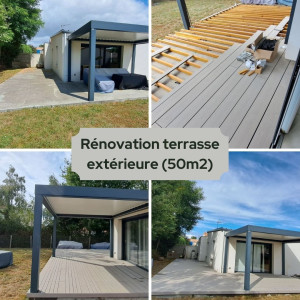 Photo de galerie - Rénovation d'une terrasse extérieur 