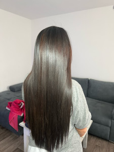 Photo de galerie - Lissage et soins profond sans formol à domicile . formation possible 