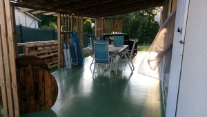 Photo de galerie - Création d'abri extérieur. 