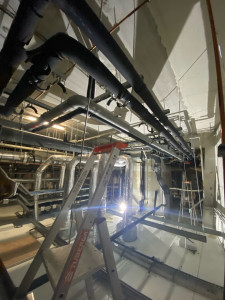 Photo de galerie - Installation de 120 mettre de resaux d’eau froide