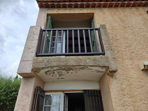 Photo de galerie - Création d'un garde-corps de balcon 