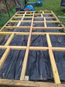 Photo de galerie - Structure du plancher refait 