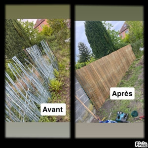 Photo de galerie - Réalisation  d’une pose de par vue 