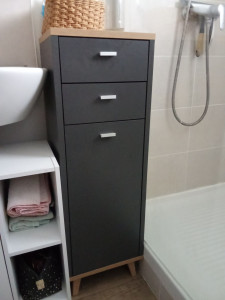 Photo de galerie - Montage et fixation de meuble de salle de bain