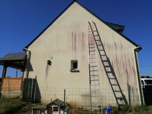 Photo de galerie - Traitement par pulvérisation d'un anti-mousse curatif préventif contre les algues rouges