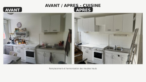 Photo de galerie - Montage cuisine équipée 