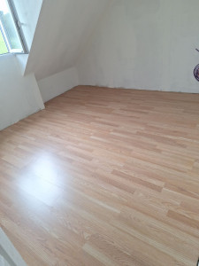 Photo de galerie - Pose de parquets flottant