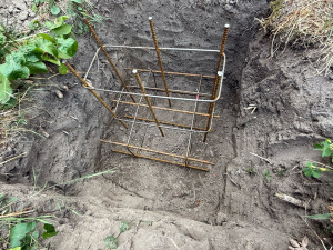 Photo de galerie - Ferraillage fondation poteau béton 