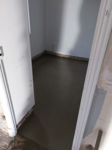 Photo de galerie - Petit dallage réalisé en équipe