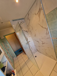 Photo de galerie - Réalisation d'une douche.