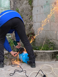 Photo de galerie - Création d’un petit poêle.
