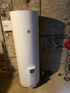 Photo de galerie - Pose d’un chauffe eau thermodynamique 