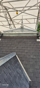 Photo de galerie - Couverture en zingueur d une tour