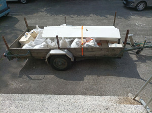 Photo de galerie - Encombrants pour la déchetterie.