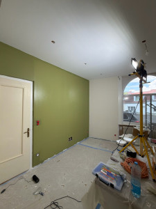 Photo de galerie - Mise en peinture vert 