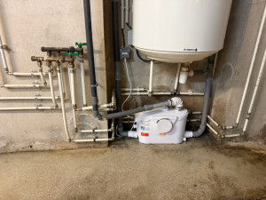 Photo de galerie - Remplacement sanibroyeur 