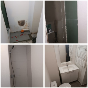 Photo de galerie - Rénovation complète salle de bain 