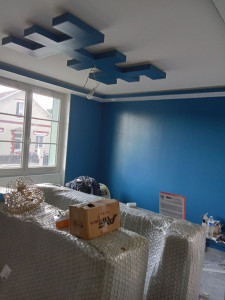 Photo de galerie - Placoplâtre décoration plafond 
