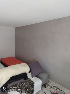 Photo réalisation - Peinture - Tapisserie - H-Bat06 - Nice (Paul Montel) : Appartement rénové entièrement . béton ciré et peinture