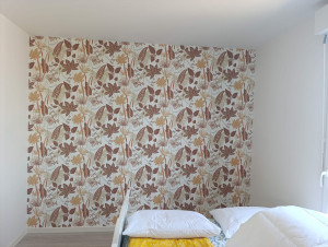 Photo de galerie - Papier peint posé