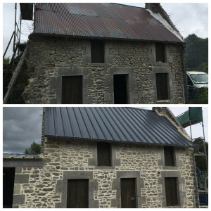 Photo de galerie - Rénovation toiture / façade 