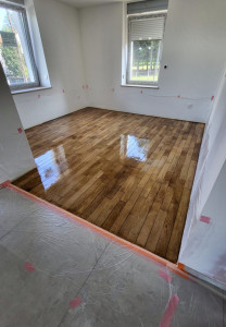 Photo de galerie - Pose de parquet - Revêtement de sol