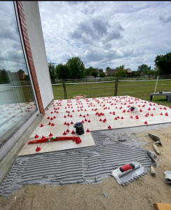 Photo de galerie - Carrelage terasse